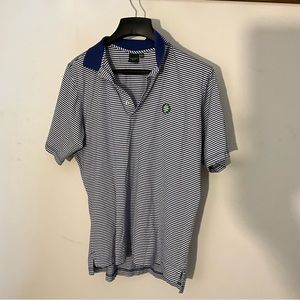 Fairway and Green Oak Hill country club, large Polo, blue and white stripes